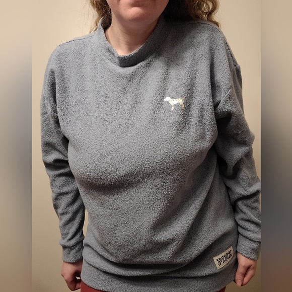 PINK Victoria's Secret Sweaters - PINK by Victoria's Secret blue sweater